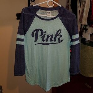 Pink Baseball Half Sleeve Shirt👕💕